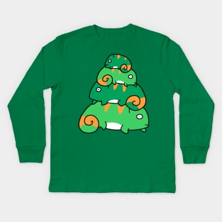 Chameleon Stack Kids Long Sleeve T-Shirt